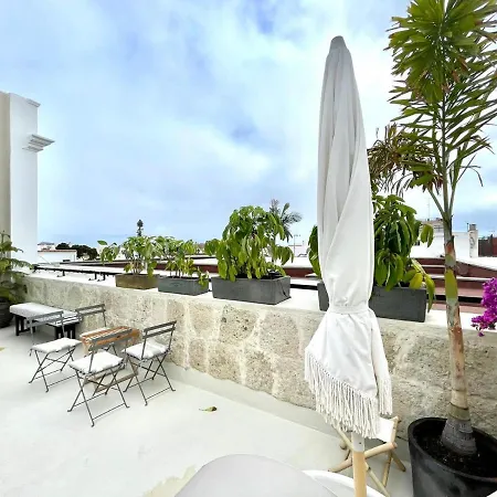 Atico Con Impresionantes Vistas Desde La Terraza, Freewifi En Corazon De Διαμέρισμα Λας Πάλμας ντε Γκραν Κανάρια