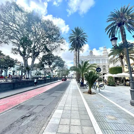 Atico Con Impresionantes Vistas Desde La Terraza, Freewifi En Corazon De * Λας Πάλμας ντε Γκραν Κανάρια